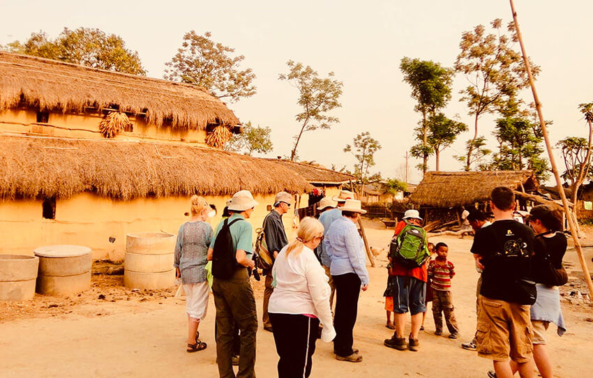 ethnic-tharu-village