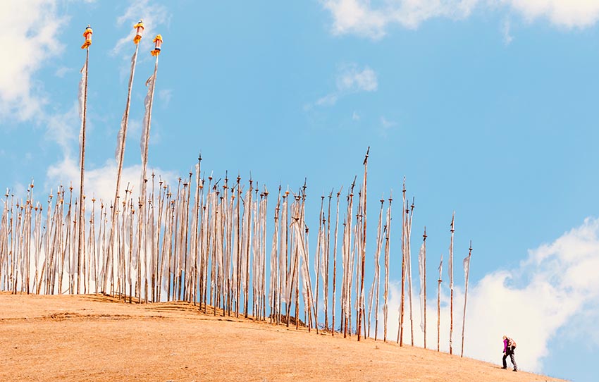 fluttering-prayer-flags