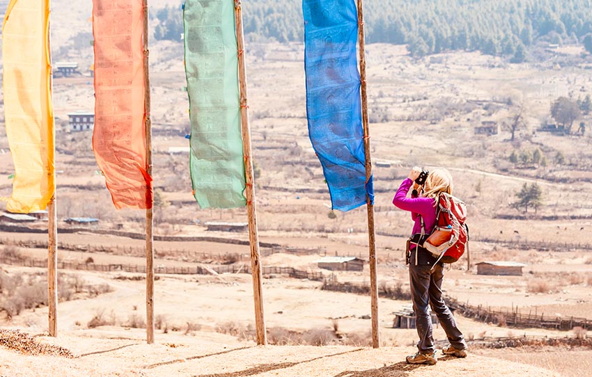 fluttering-prayer-flags