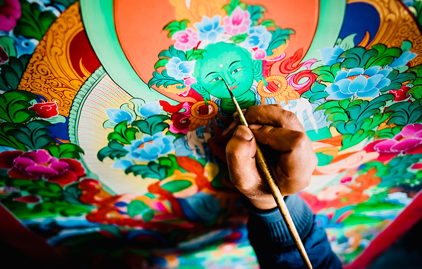 learn-thangka-painting