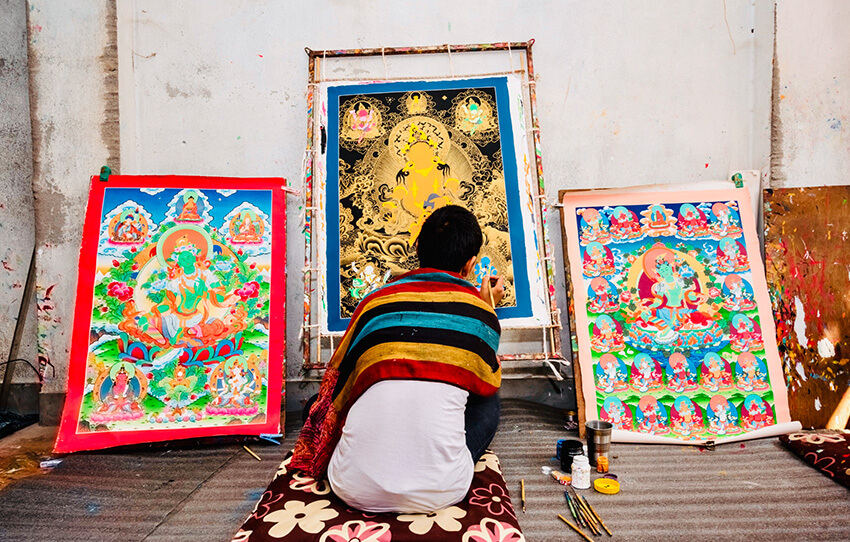 learn-thangka-painting