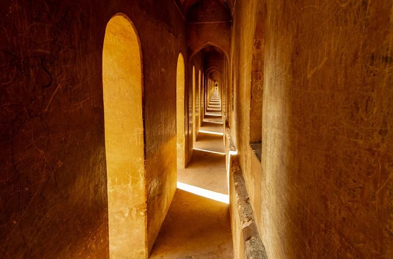 Inside Bara Imambara lucknow
